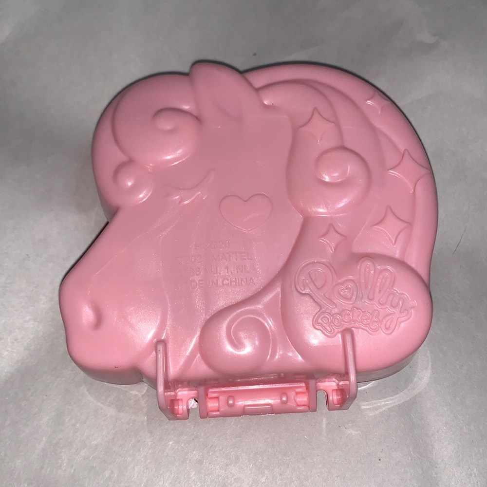 Polly Pocket Unicorn Forest Compact with Glitter Horn Play Set Ages 4+ Case Only - Picture 6 of 8